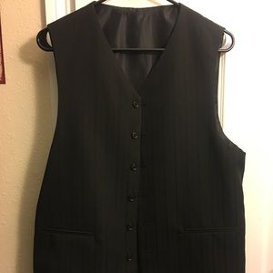 Classic Black Dress Vest